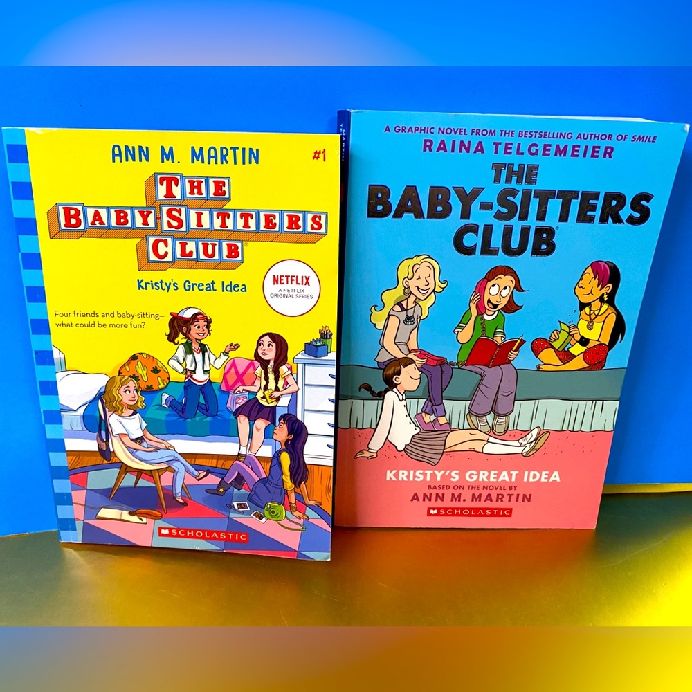 The Baby-Sitters Club Graphic Novel & Book #1 Kristy’s Great Idea (2) Books
